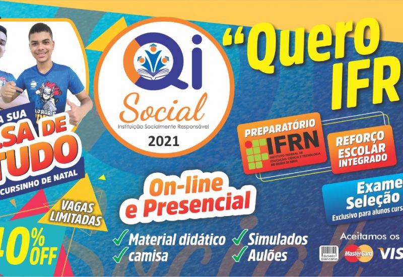 IFRN, concurso de bolsas, concurso IFRN, QI CURSOS, instituto federal do rio grande do norte, aprovacoes IFRN, passar no IFRN, enem